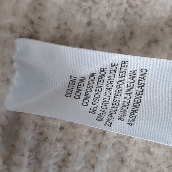 Wayf Shay Sleeveless Rib Cowl Neck Cream Sweater Size Medium Nwt ❤️ - Picture 6 of 6